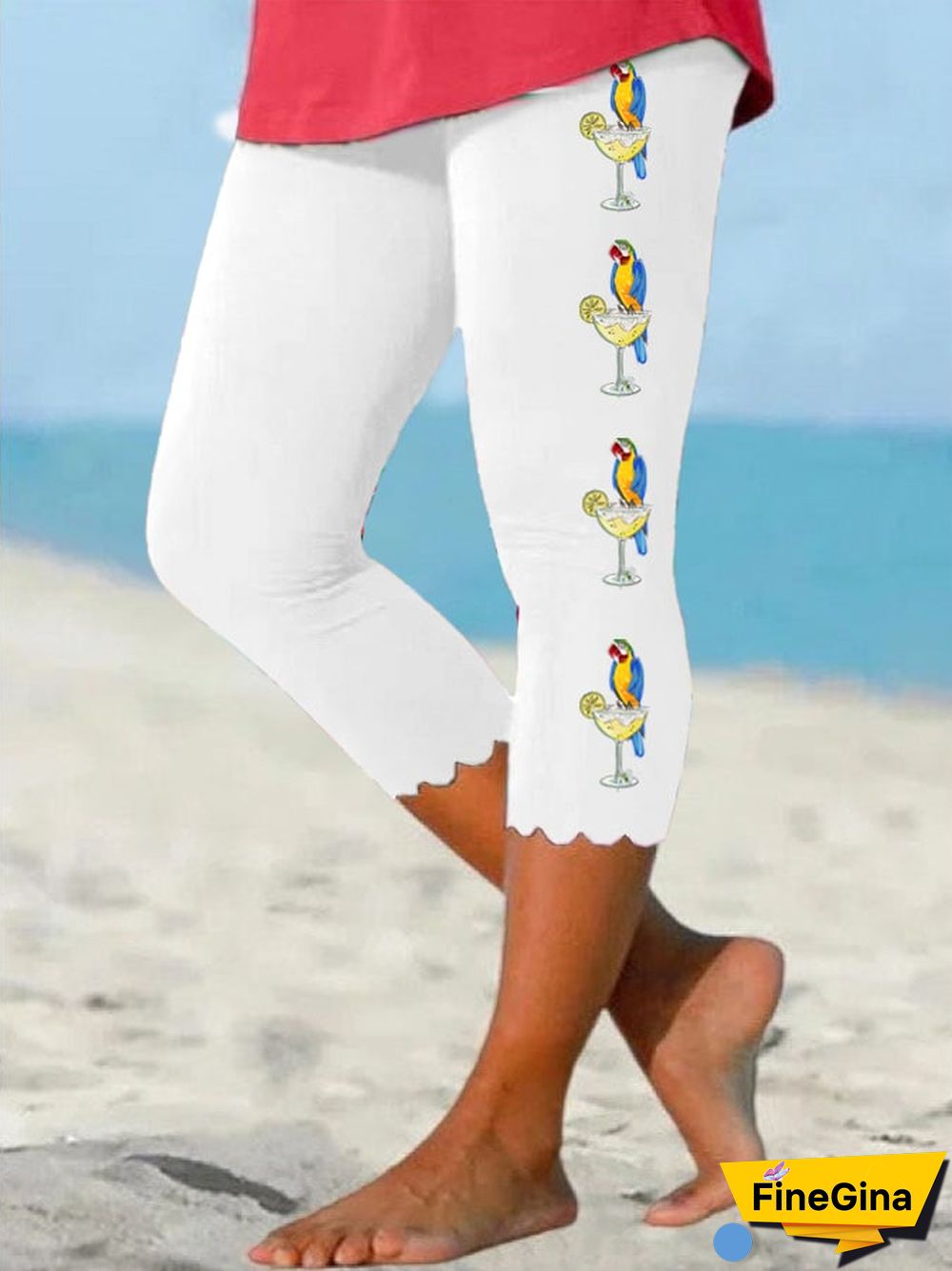 Women's Forever a Parrothead Print Leggings