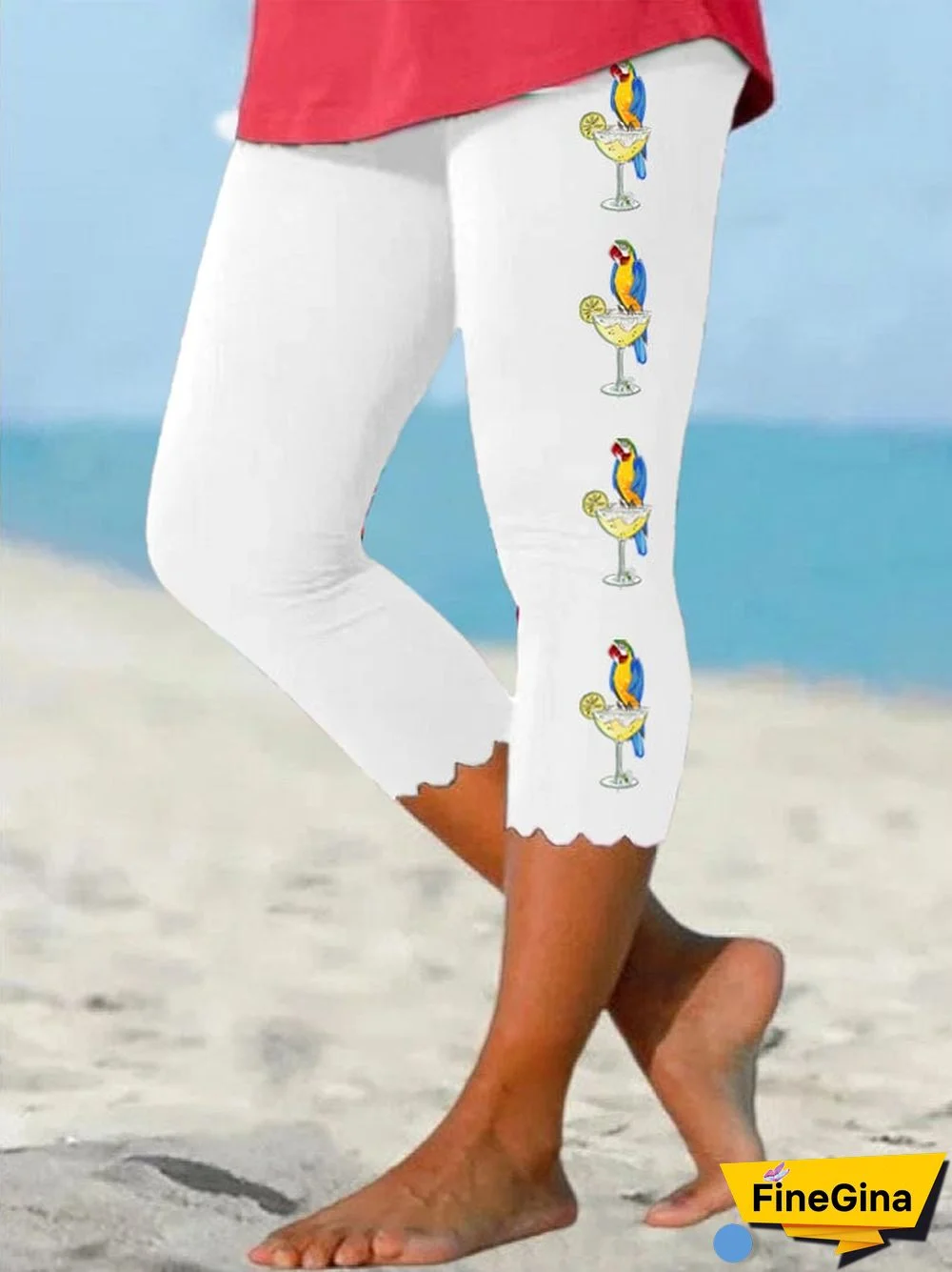 Women's Forever a Parrothead Print Leggings