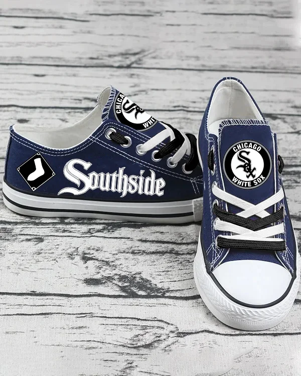 Casual printed low-top canvas shoes unisex
