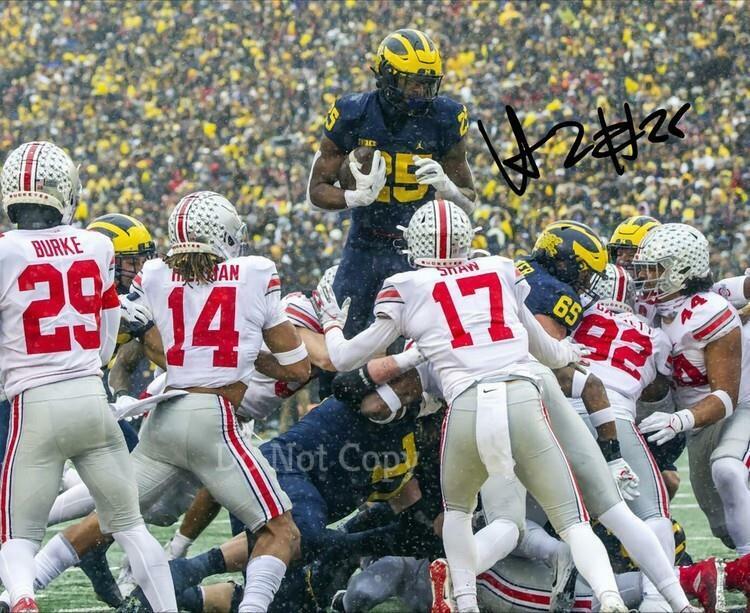 HASSAN HASKINS SIGNED Photo Poster painting 8X10 RP AUTOGRAPHED MICHIGAN WOLVERINES