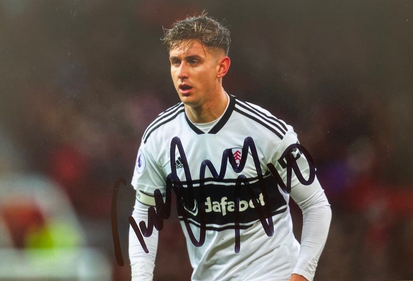 Tom Cairney Hand Signed 6X4 Photo Poster painting - Fulham 7