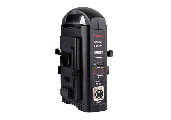 S-3822S 2-ch V-mount Fast Charger