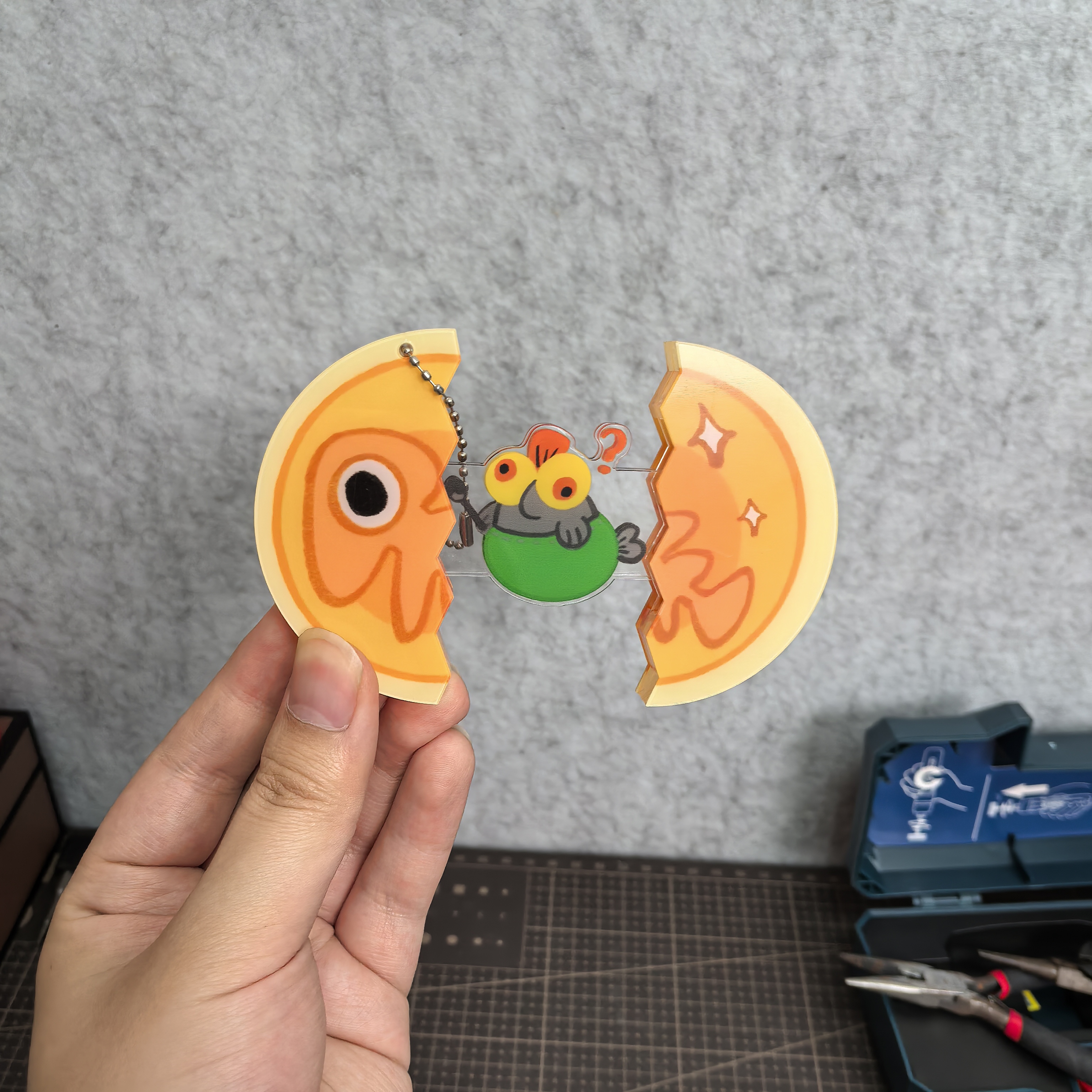 Splatoon Salmon egg Pull-out standee