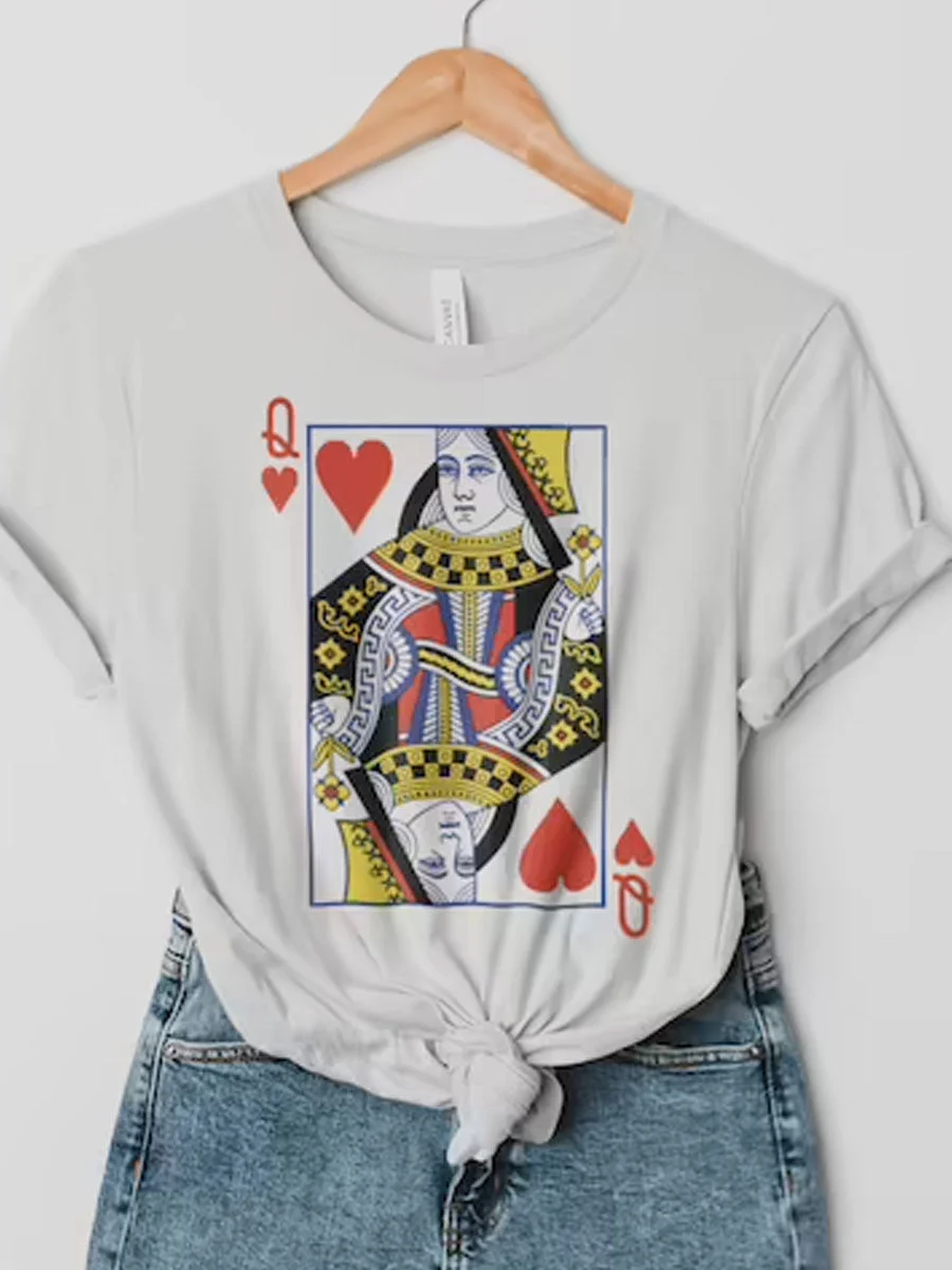Queen of Hearts Graphic T-shirt