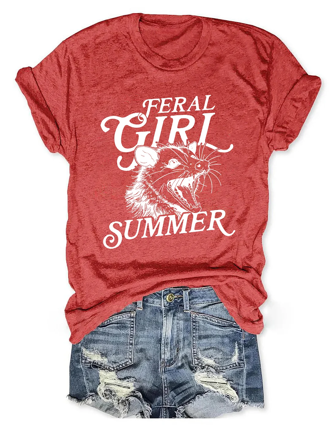 Feral Girl Summer T-shirt