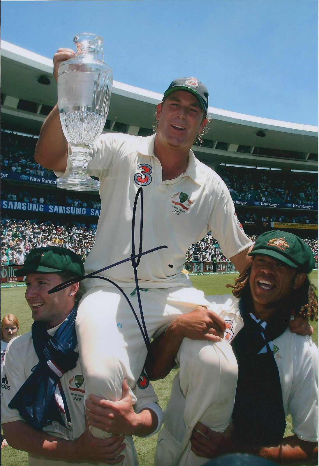 Shane WARNE Signed Autograph 12x8 Photo Poster painting AFTAL COA AUSTRALIA LEGEND Bowler