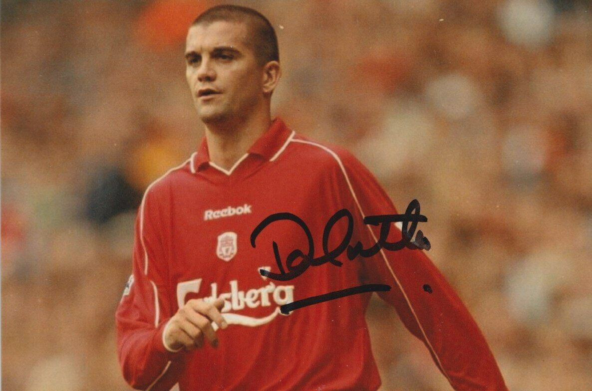 DOMINIC MATTEO HAND SIGNED 6X4 Photo Poster painting - LIVERPOOL AUTOGRAPH - FOOTBALL