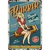 Motorcycle Girl - Vintage Metal Signs(8*12Inch/12*16Inch) - Vehicle