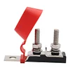 2 Way Fuse Holder 30A-500A Marine MRBF Dual Terminal Fuse Block for Boats Car