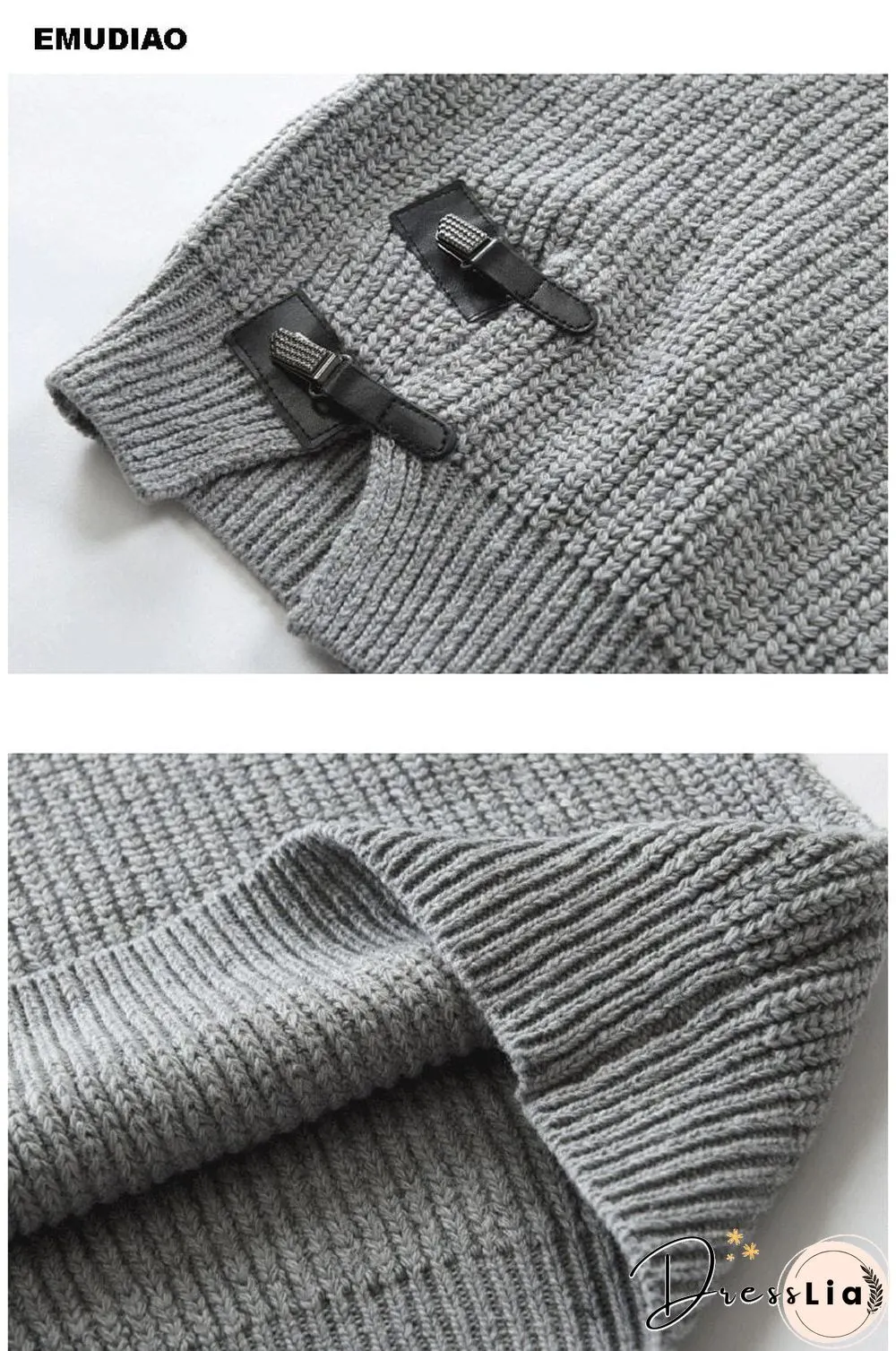 Turtleneck Sweater Men Long Sleeve Knitted Pullovers Soft Warm Basic Man Sweaters