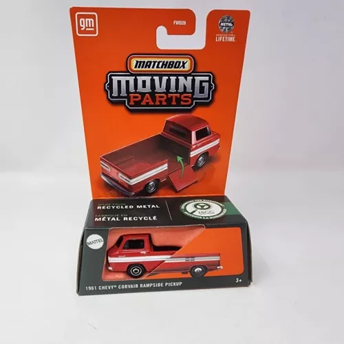 Dronehint 1961 Chevy Corvair Rampside Pickup * RED  * 2025 Matchbox Moving Parts ND22 Toy