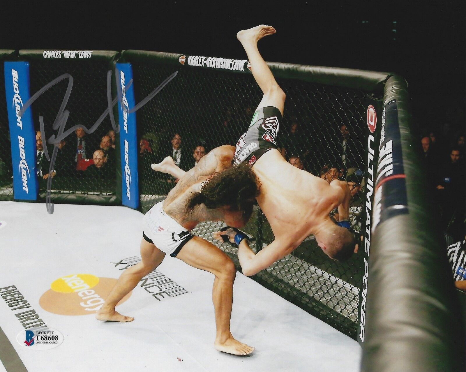 Benson Henderson Signed 8x10 Photo Poster painting BAS COA UFC on Fox 5 v Nate Diaz Picture Auto