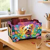 5D diy Diamond Painting Kunst dekorative Aufbewahrungsbox Holz Lagerung Clutch (Hund)