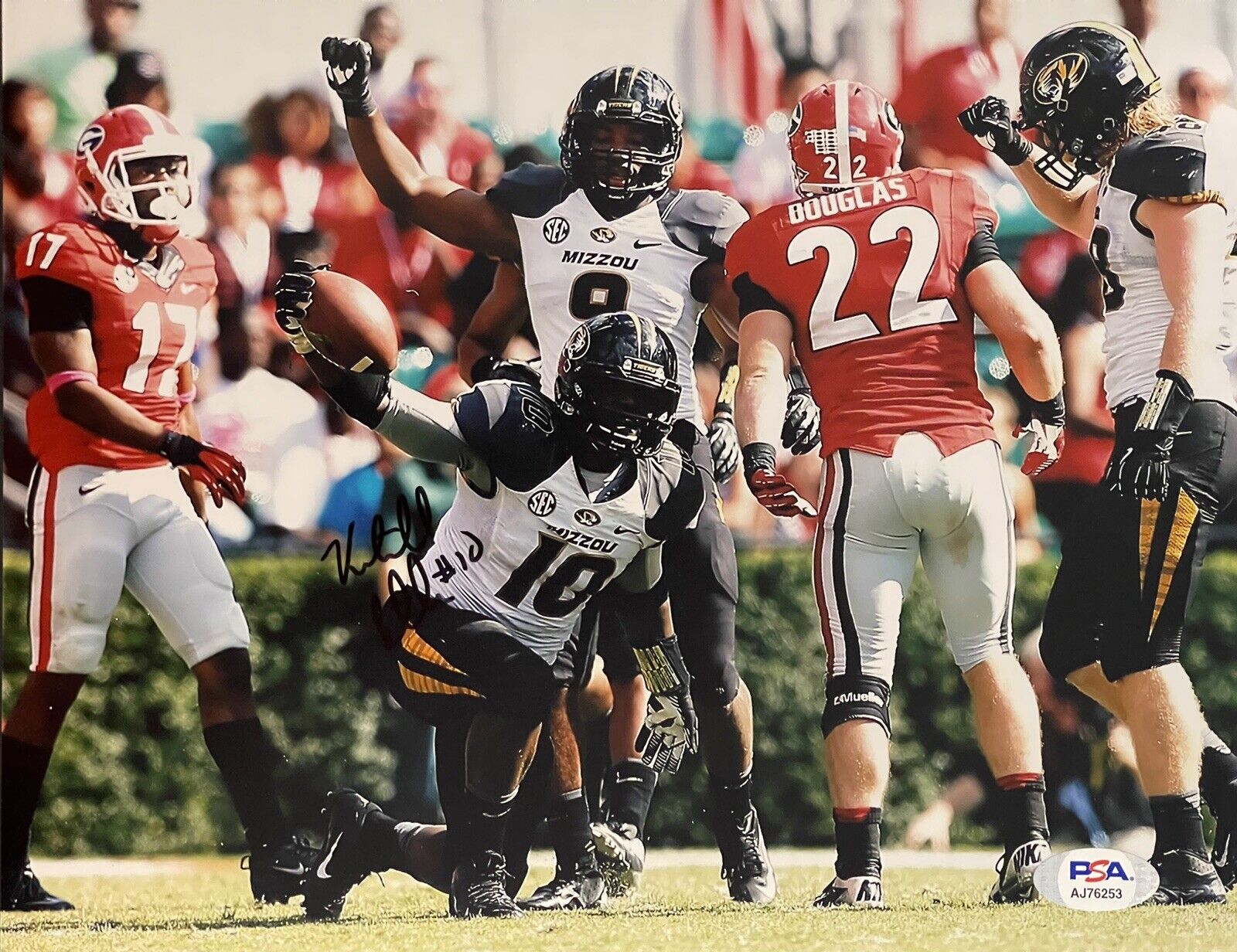 Kentrell Brothers Signed Autographed Missouri Tigers 8x10 Photo Poster painting PSA/DNA