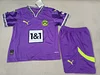 Joyfball 2025/2026 Kids Size Dortmund Goalkeeper Purple Football Shirt