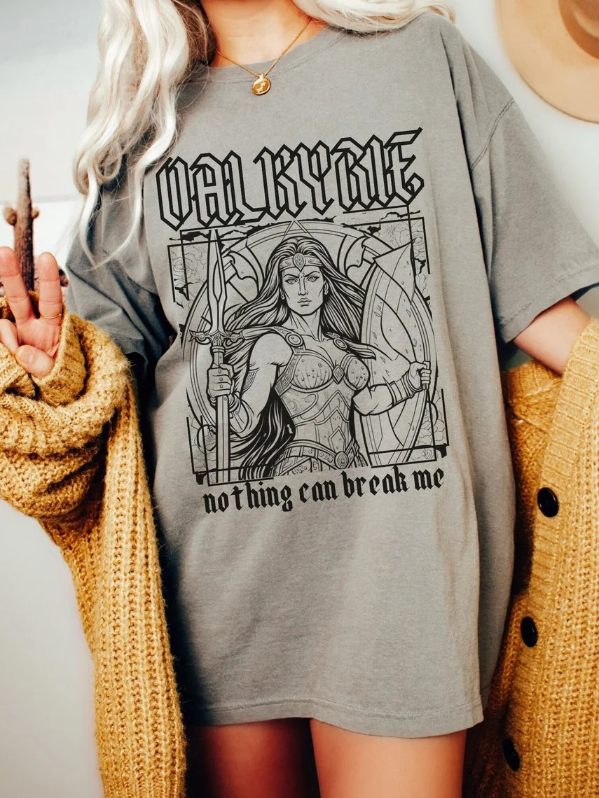 Vintage Valkyrie Short Sleeve T-Shirt / DarkAcademias /Darkacademias