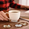8PCS Diamond Painting Acrylic Coffee Coaster Kit with Holder for Beginner