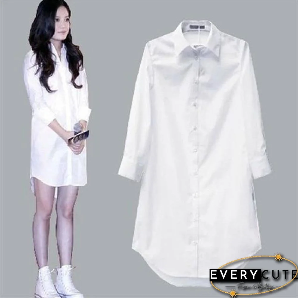 White Shirt Women's Blouse Long Sleeve Autumn Blusas Plus Size Casual Vintage Winter Pink Chemisier Femme Tops Blusa Ladies