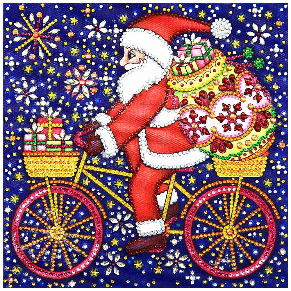 

Santa Claus - Special Shaped Diamond Painting - 30*30CM, 501 Original