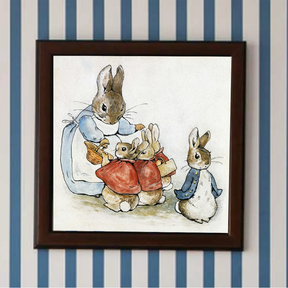 Diamond Painting - Full Round Drill - Peter Rabbit(Canvas|30*30cm)