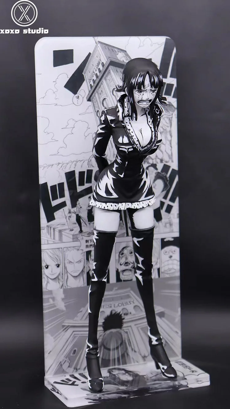 PRE-ORDER XOXO Studio One Piece Black and White Comics Nico Robin Miss Allsunday Statue(GK)