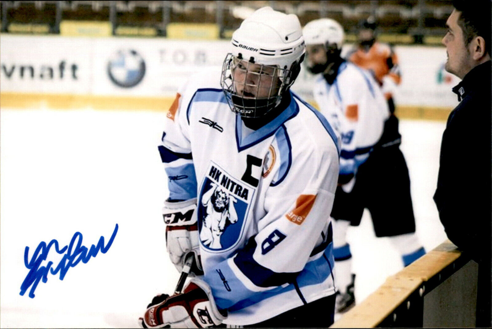 Juraj Siska SIGNED auto 4x6 Photo Poster painting SAINT JOHN SEA DOGS / HC NITRA / SLOVAKIA #2