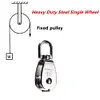 Stainless Steel M15 Single Wheel Swivel Lifting Rope Bearing Pulley Wheel