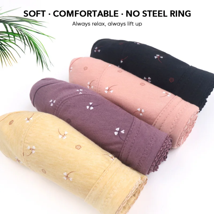 Faith Bra - Designed for Senior - Front Closure Cotton Bra