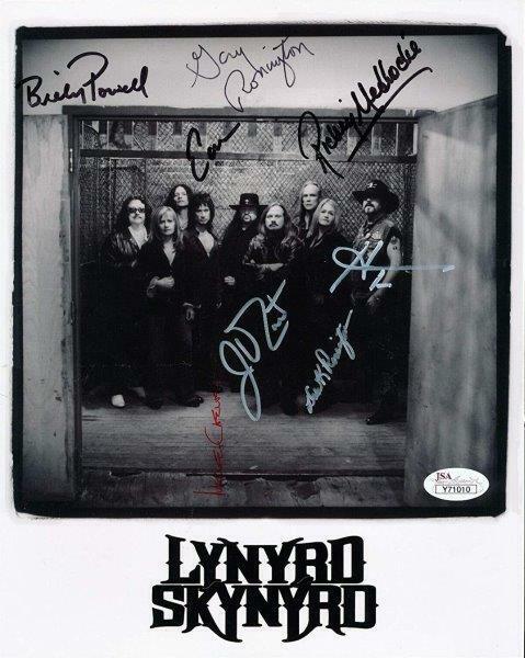 REPRINT - LYNYRD SKYNYRD Van Zant Signed 8 x 10 Glossy Photo Poster painting Poster RP Man Cave