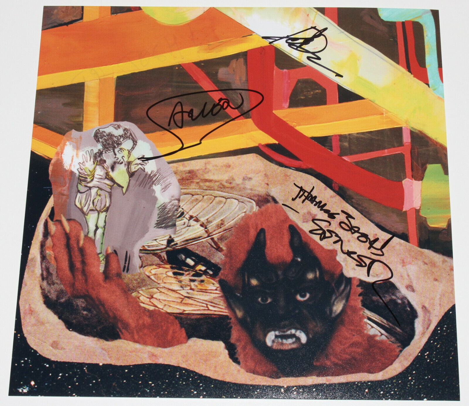 WOLF PARADE - BAND SIGNED AT MOUNT ZOOMER 12X12 ALBUM FLAT Photo Poster painting w/COA X3