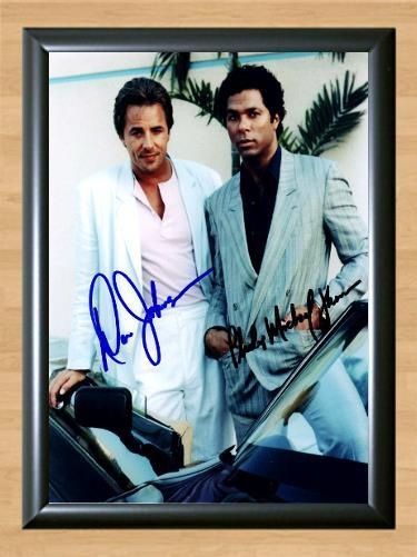 Miami Vice Don Johnson Philip Signed Autographed Photo Poster painting Poster Print Memorabilia A4 Size