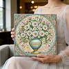 Framed Diamond Painting - Special Shaped - Daisy(25x25cm)