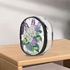 DIY Lavender Bouquet PVC Partial Special Shaped Diamond Painting Wallet Coin Purse