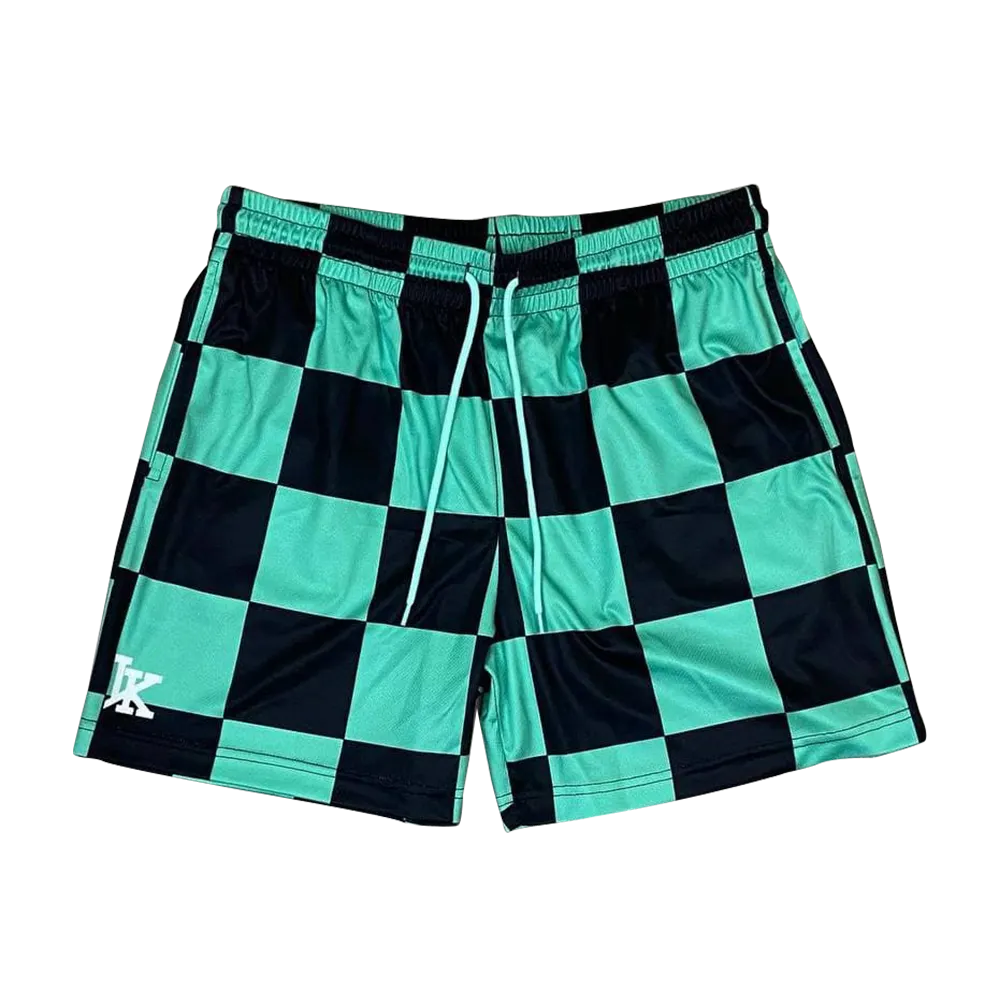 Checkered Pattern Shorts