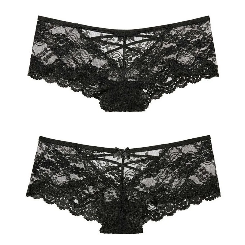 Uaang Womens Underpants Soft Lingerie Sexy Lace Panties Lady Sleepwear 1pc Low Rise Knickers 