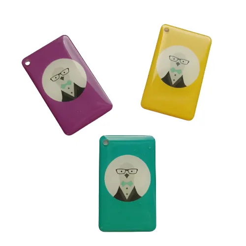 High Quality Custom 13.56mhz Passive Rfid Epoxy nfc proximity Tag keyfob