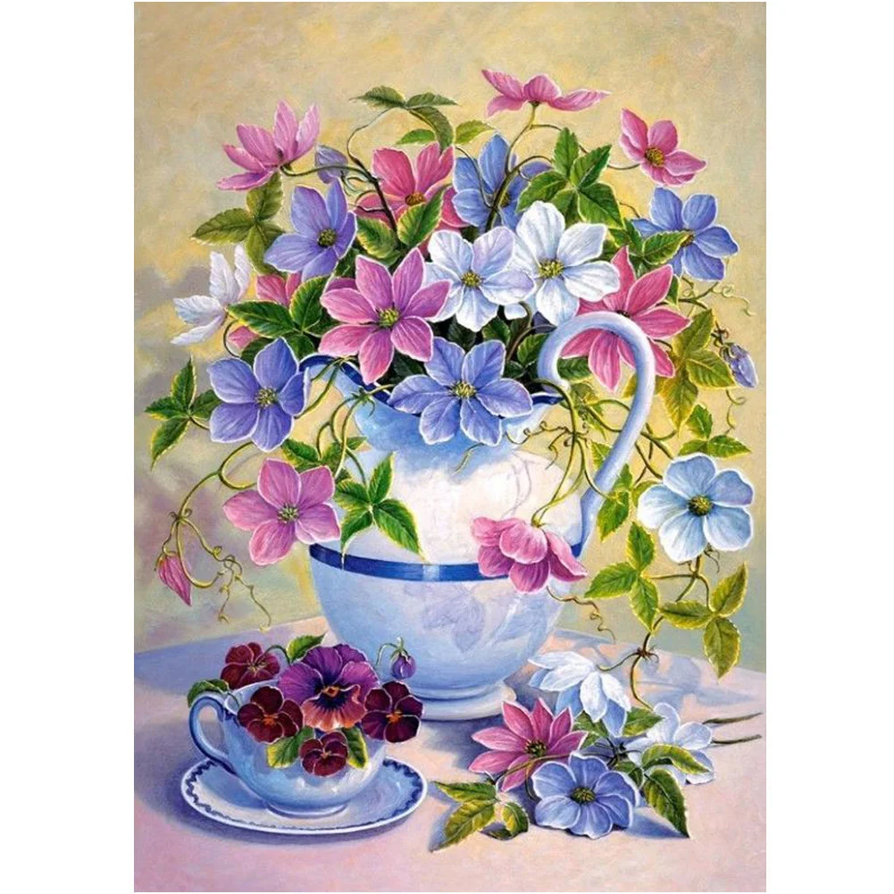 Diamond Painting - Full Square Drill - Flower(20*30 - 50*70cm)