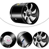 4 6 8 Inch Pipe Air Ventilator 2800RPM Toilet Wall Fan Metal for Bathroom Toilet