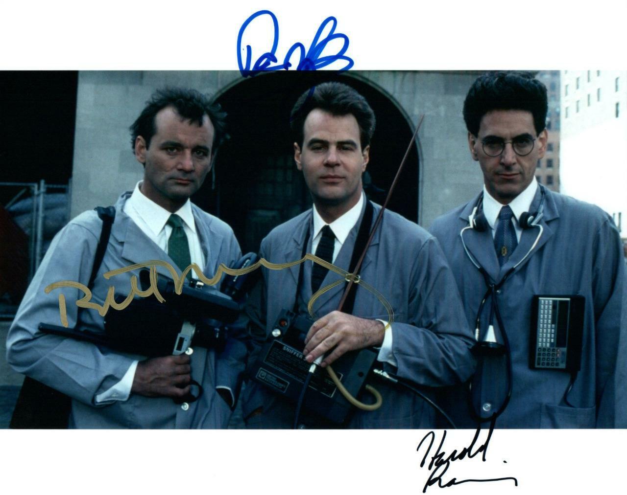 Bill Murray Dan Aykroyd Ramis autographed 8x10 Photo Poster painting signed Picture and COA