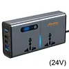 12V/24V To AC 220V Auto Converter Digital Display Auto Power Inversor 4 USB Port