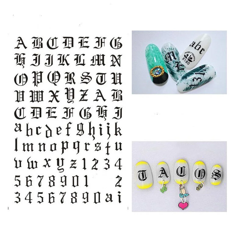 Nail Art Dragon Decals Stickers Red Black Dragons Design Self Adhesive 3D Nail Sticker Acrylic Manicure Tips Decorations-Nail Inspo