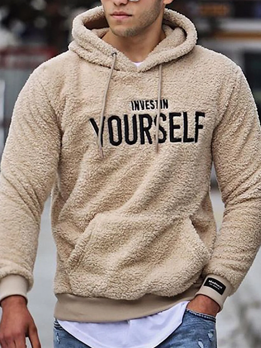 Fashion thick hooded loose hooded sweater