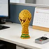 Sports Football Ball Building Kits Creativity Soccer and Cup Building Block Set Mini Collectible Peripheral Bricks Birthday Gift For Teens & Adults (trophy)
