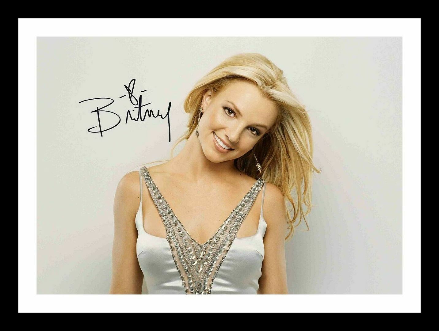 Britney Spears Autograph Signed & Framed Photo Poster painting 28