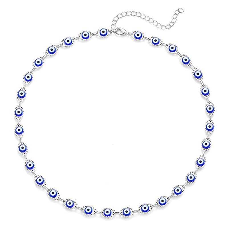 Retro Devil’s Eye Copper Plating Unisex Bracelets Anklet Necklace