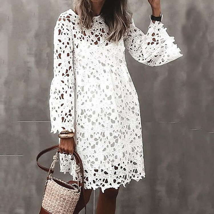 Women Casual Two-Piece Dress Summer Long Sleeve Pullover Dresses Mini Vestidos Party Clothes - Shop Trendy Women's Fashion | TeeYours
