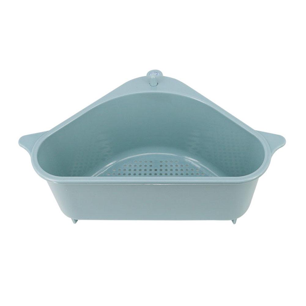 

Suction Cup Sink Drain Basket Fruit Vegetable Storage Kitchen Rack (Blue), 501 Original