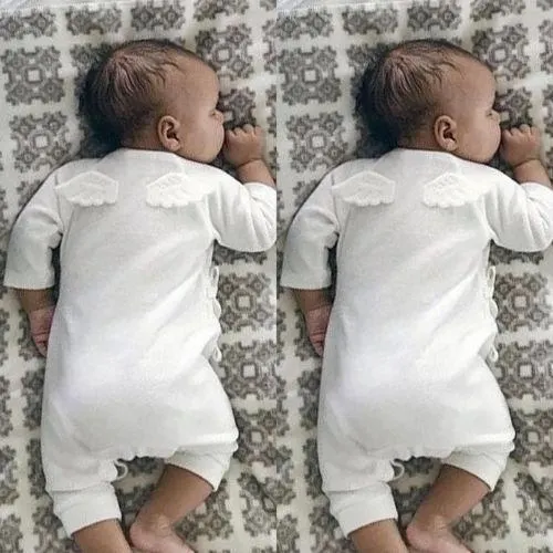 2017 New Brand Newborn Toddler Infant Kids Baby Boy Girls Romper Jumpsuit Clothes Outfits Little Wing Romper