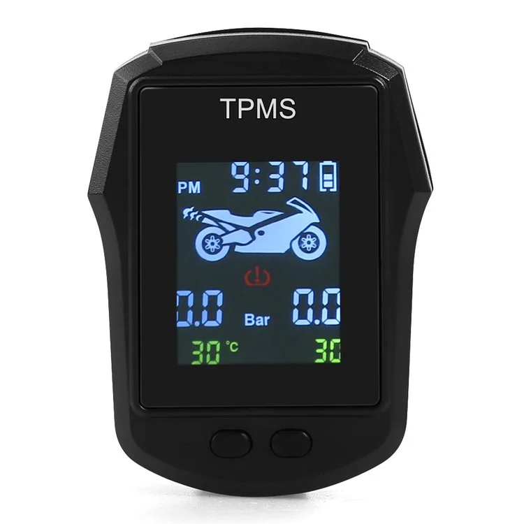 Waterproof Motorcycle TPMS Electric Bike Tire Tyre Pressure Monitoring System with External Sensors