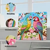 Two Birds Art Diamond Painting Kit for Adults Home Decor 25x25cm With Frame